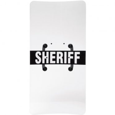 Peacekeeper II Clear Riot Shield w/ Custom-Molded Ambidextrous Handle, 24  x 48 - Defense Technology