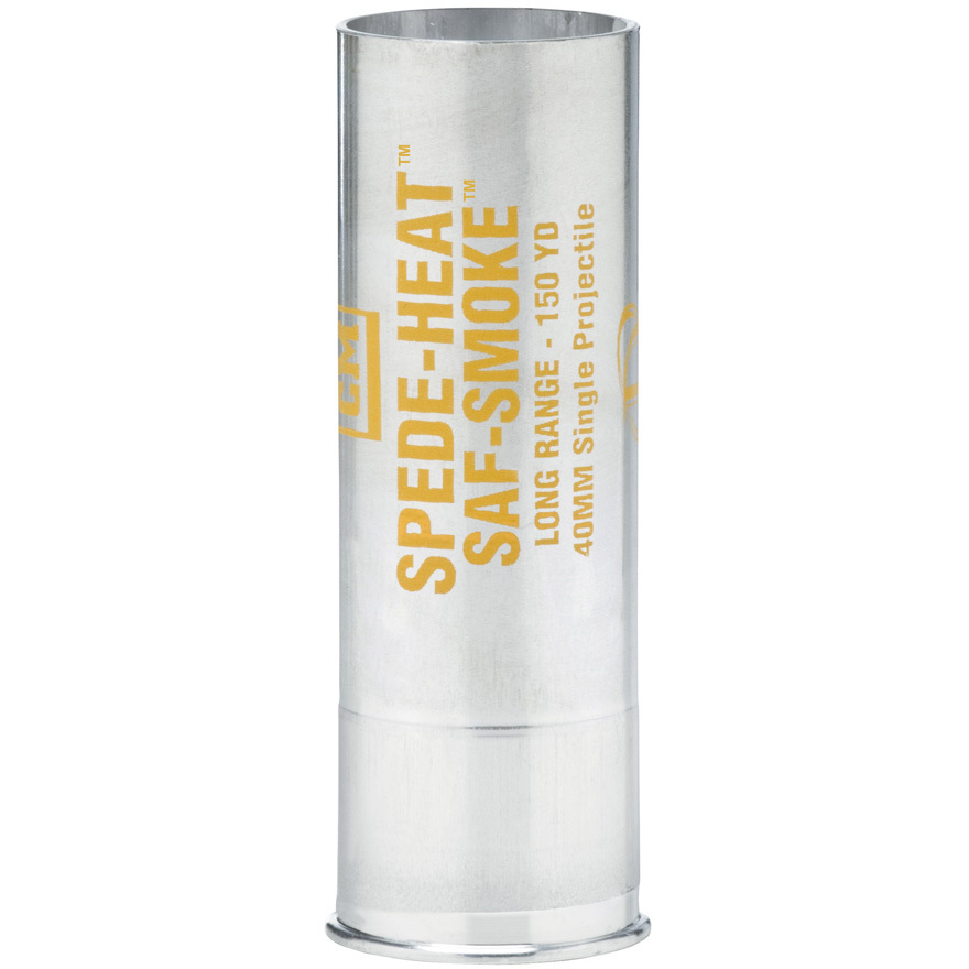 SpedeHeat™ 40 mm LongRange Round, SafSmoke™ Defense Technology