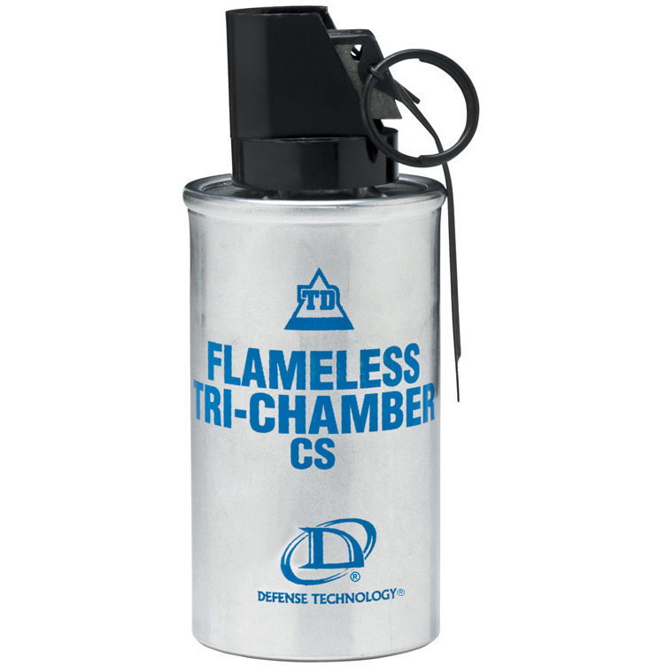 Flameless TriChamber CS Grenade Defense Technology