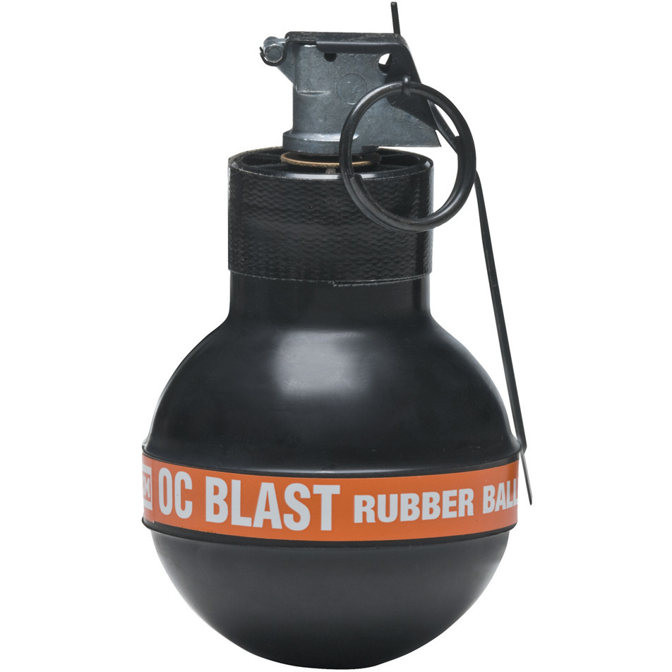 Rubber Ball Blast Grenade, OC Defense Technology