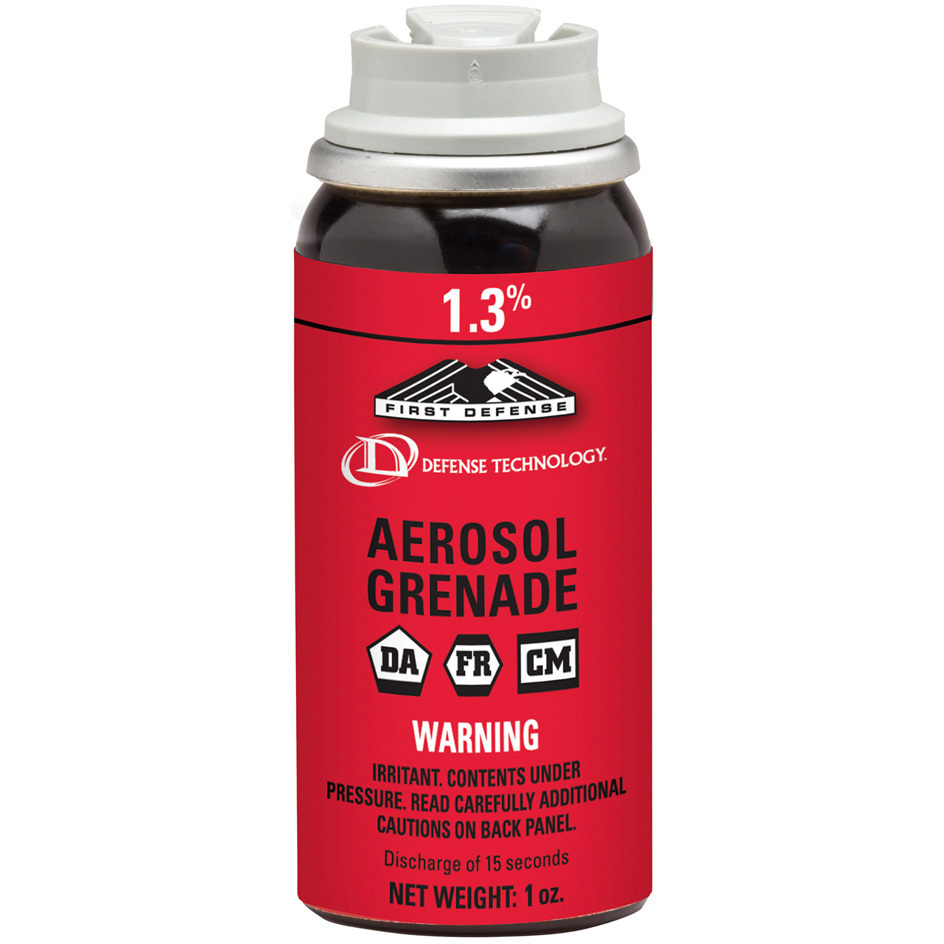 OC Aerosol Grenade 1.3 Fogger, 1ounce Defense Technology