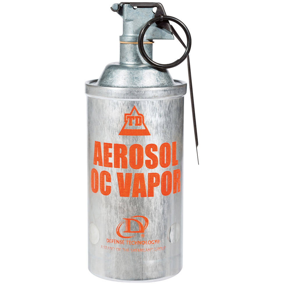 OC Vapor Aerosol Grenade Defense Technology