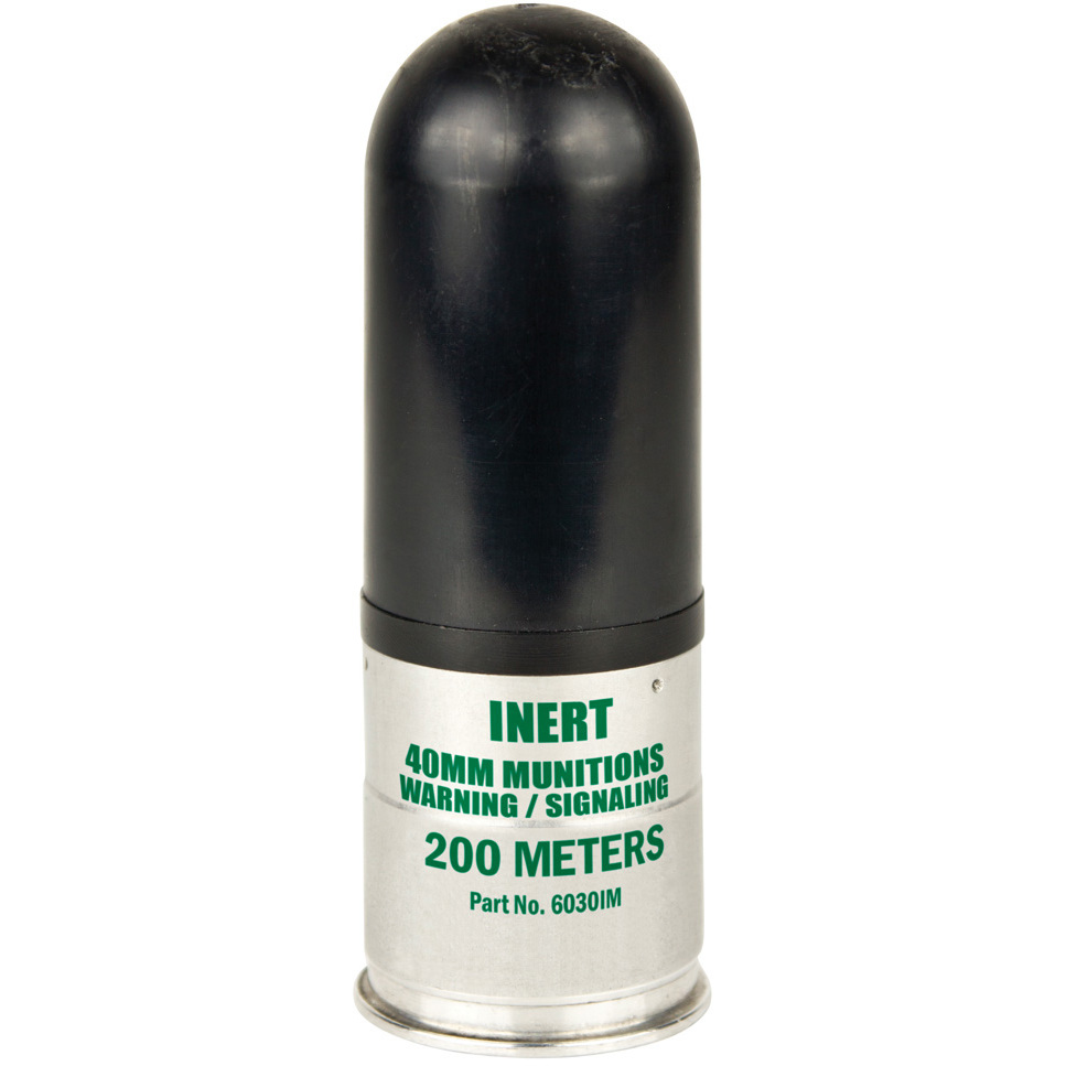 40mm Aerial Warning/Signaling Inert Munition, 200 Meters With